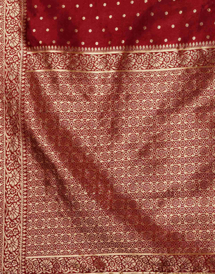 Crimson Royale Banarasi Silk Saree