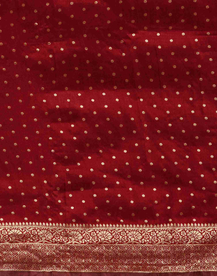 Crimson Royale Banarasi Silk Saree