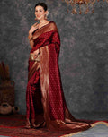 Crimson Royale Banarasi Silk Saree