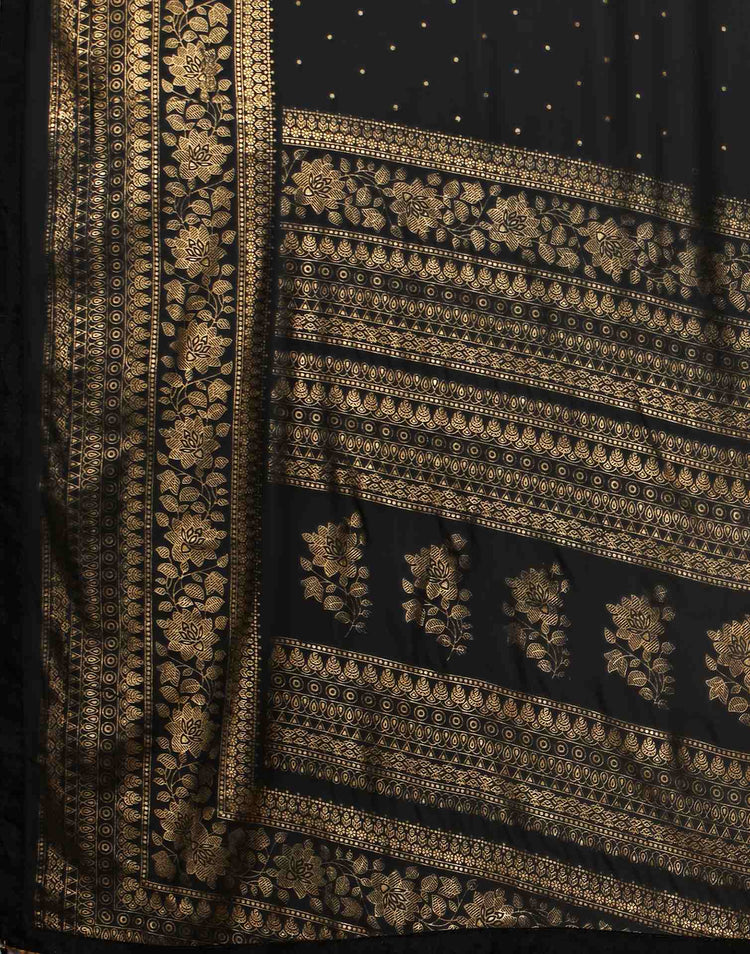 Noir Aurelia Foil Georgette Saree