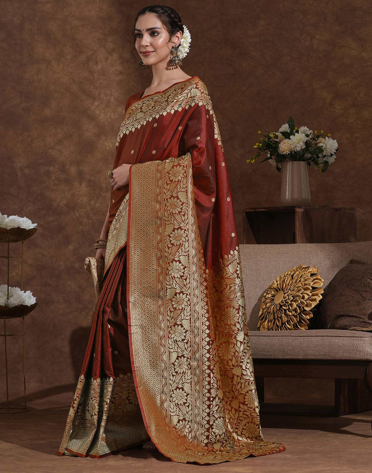 Maroon Rajeshwari Kanjivaram Silk Saree
