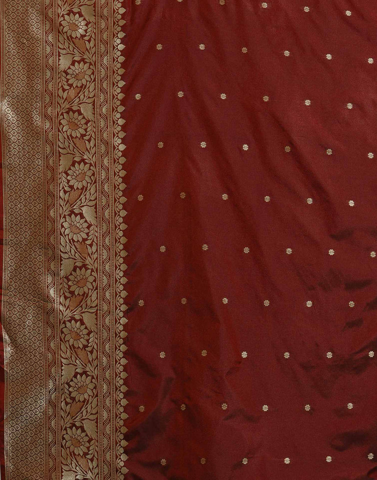 Maroon Rajeshwari Kanjivaram Silk Saree