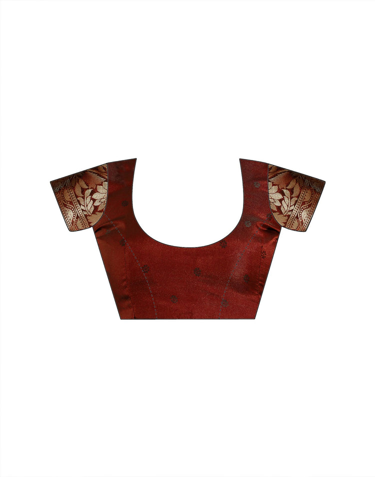 Maroon Rajeshwari Kanjivaram Silk Saree