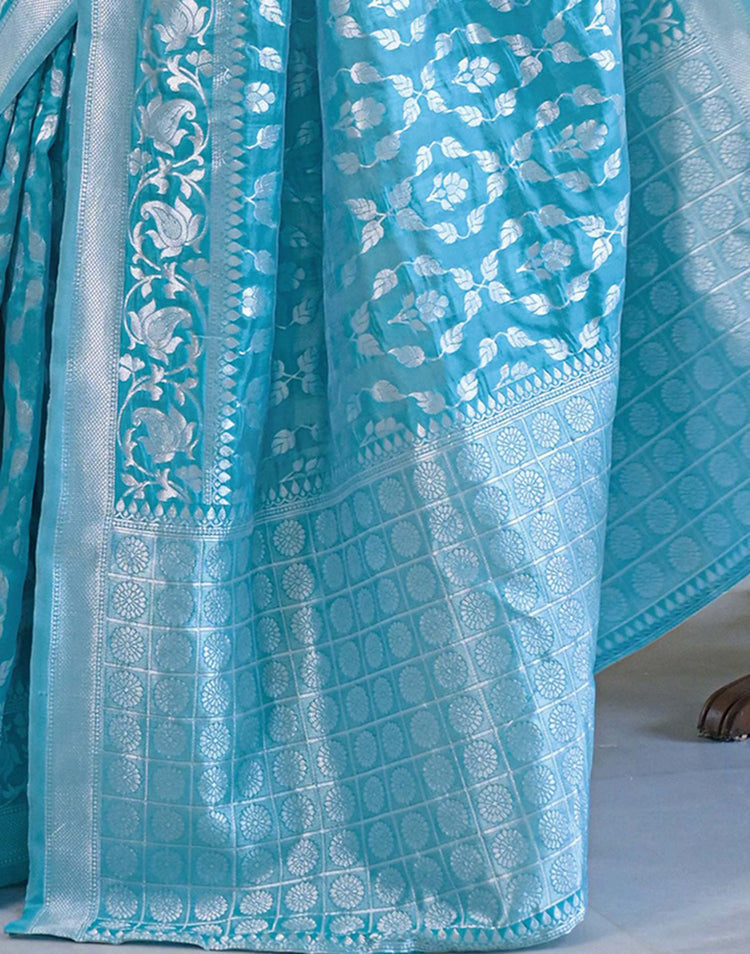 Azure Royale Banarasi Silk Saree