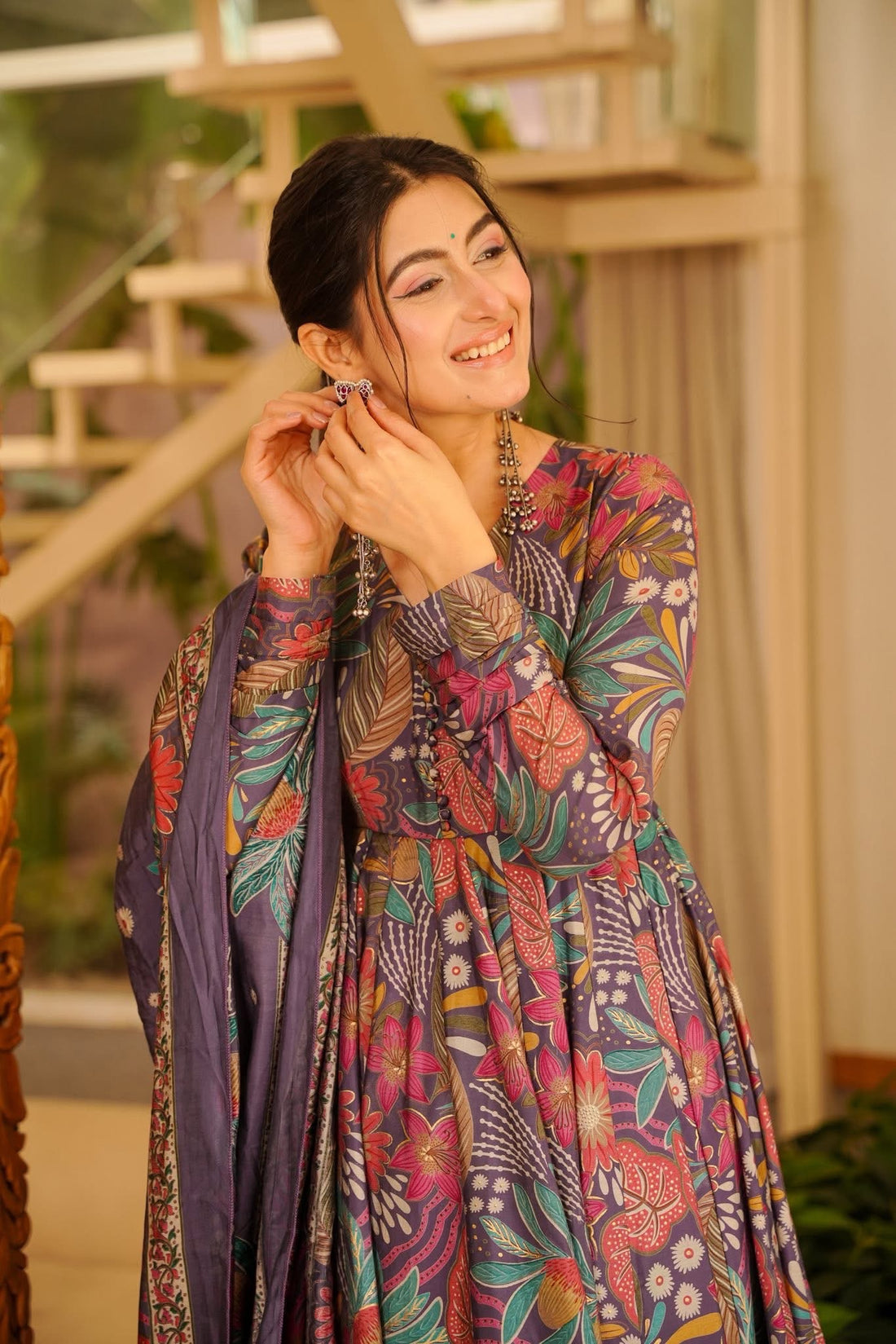 Xitika Élise Anarkali Set