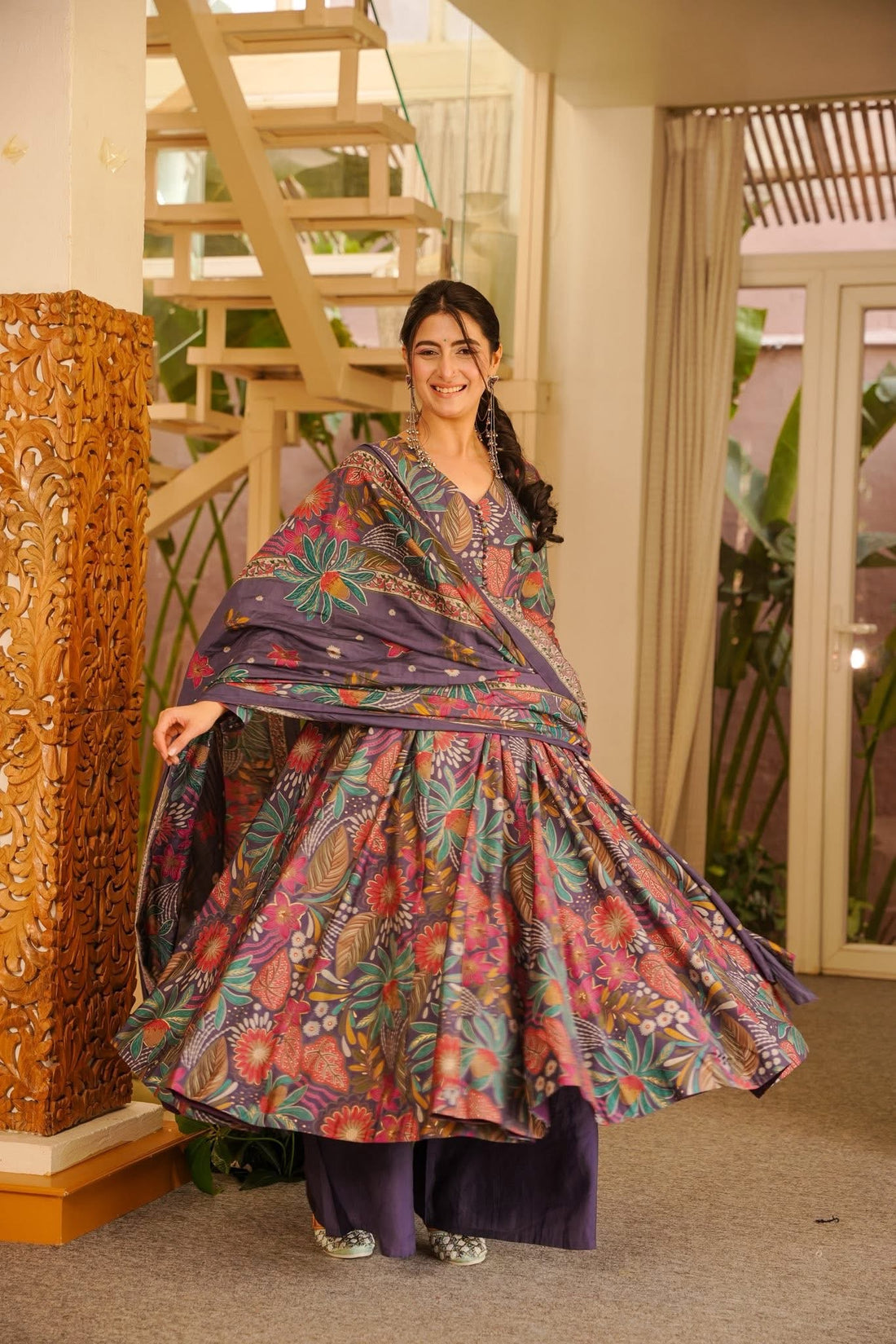 Xitika Élise Anarkali Set