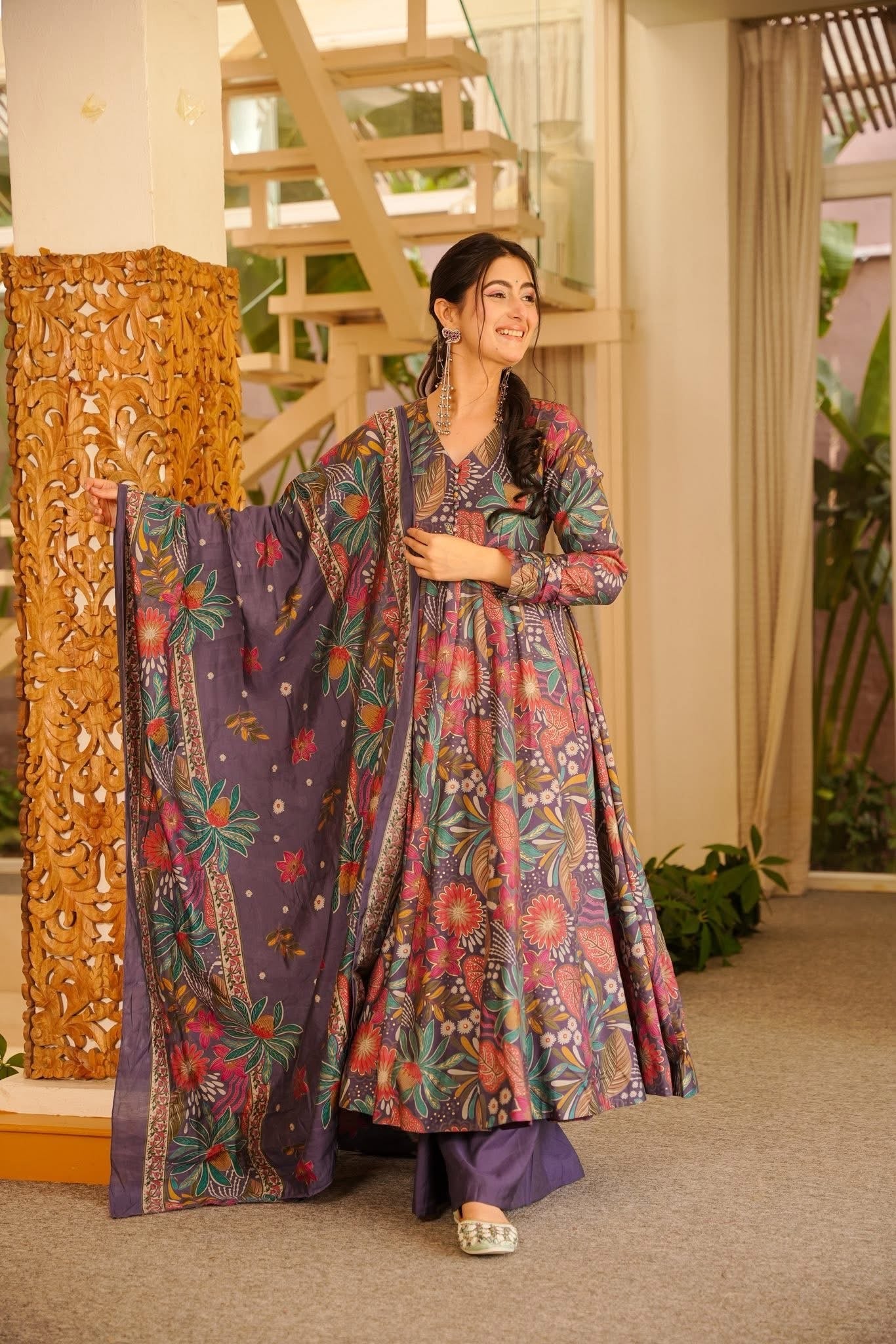 Xitika Élise Anarkali Set