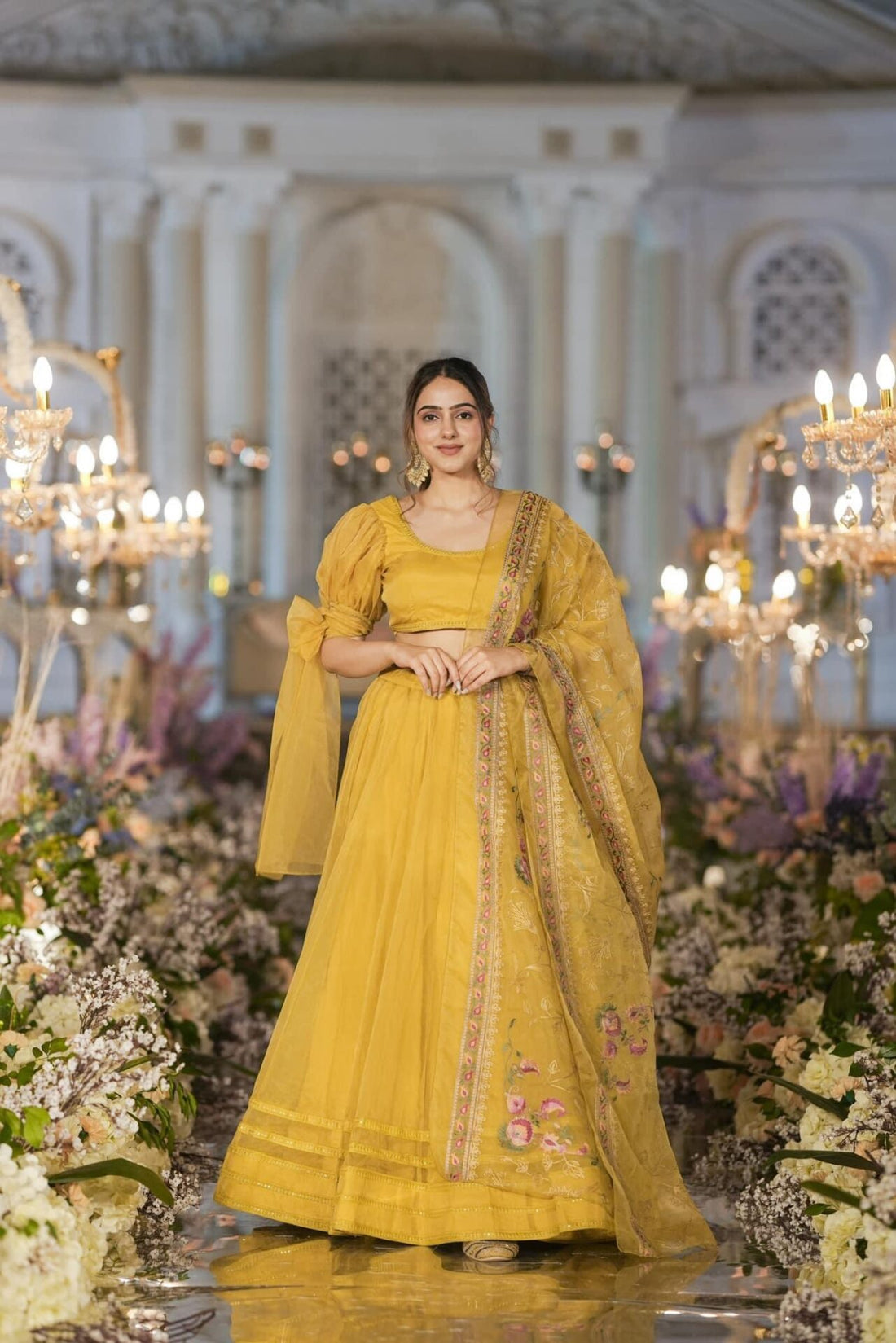 Sianni Soleil Organza Lehenga