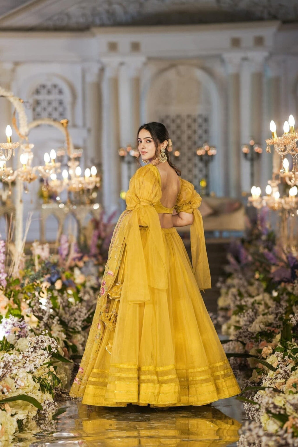 Sianni Soleil Organza Lehenga