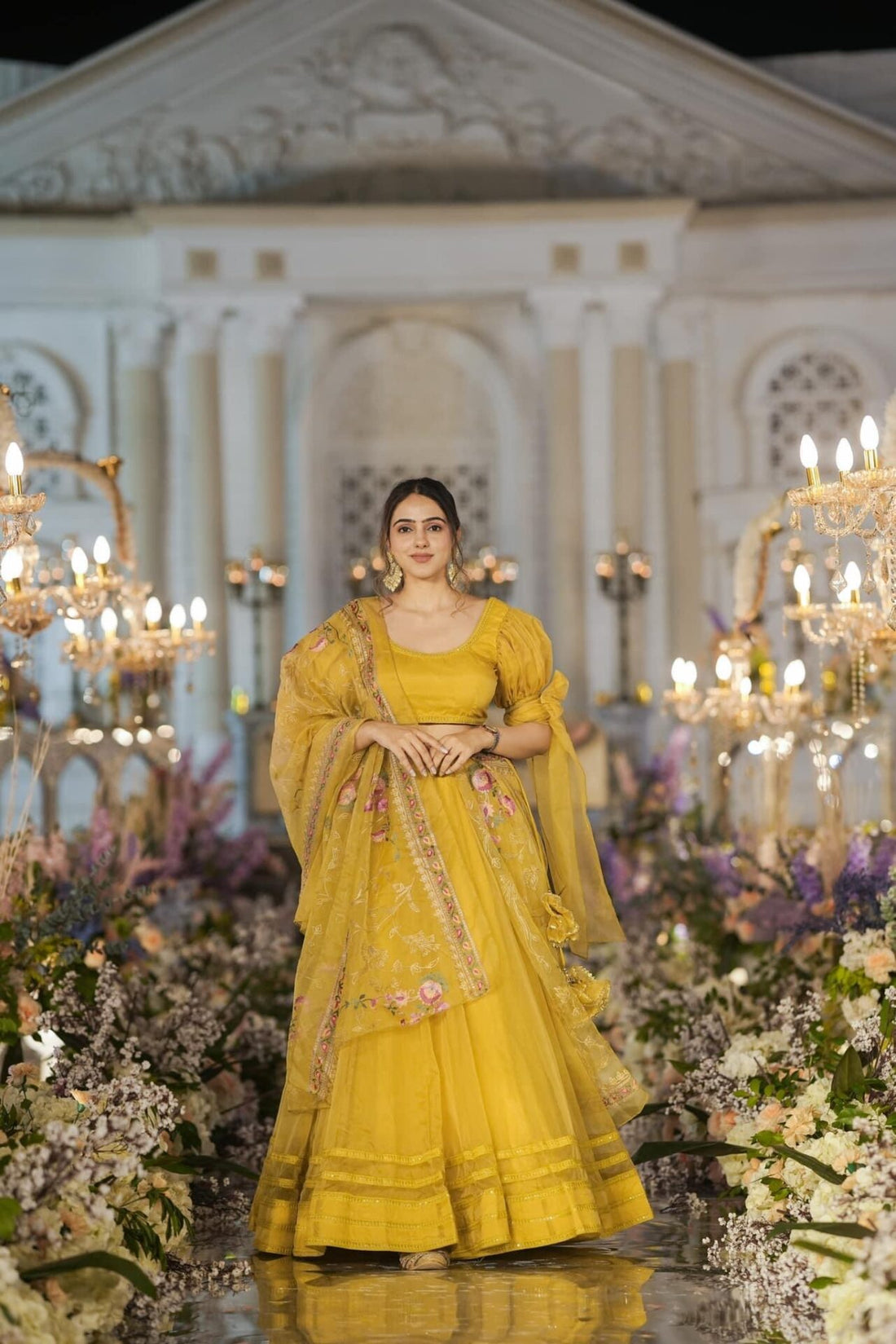 Sianni Soleil Organza Lehenga