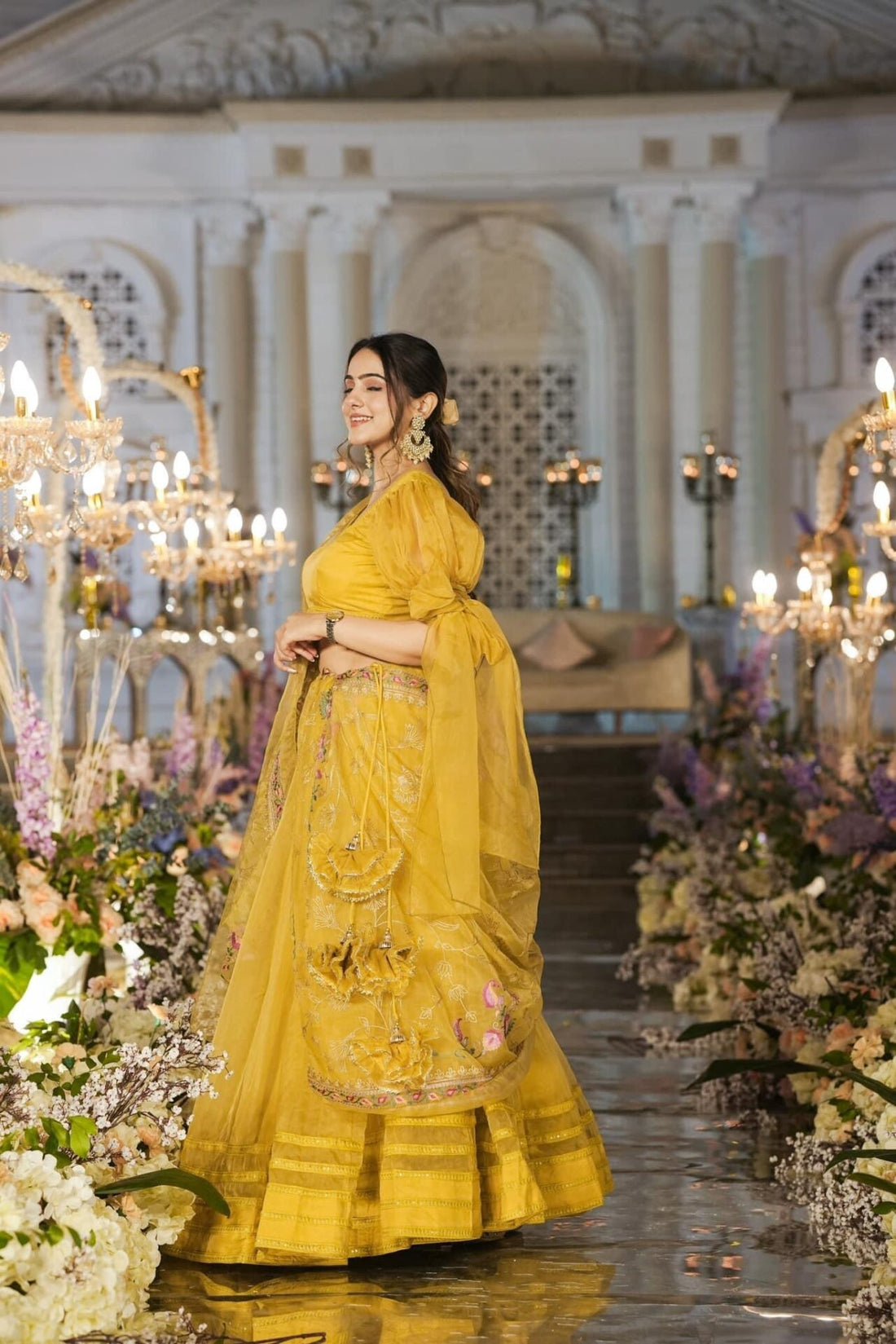 Sianni Soleil Organza Lehenga