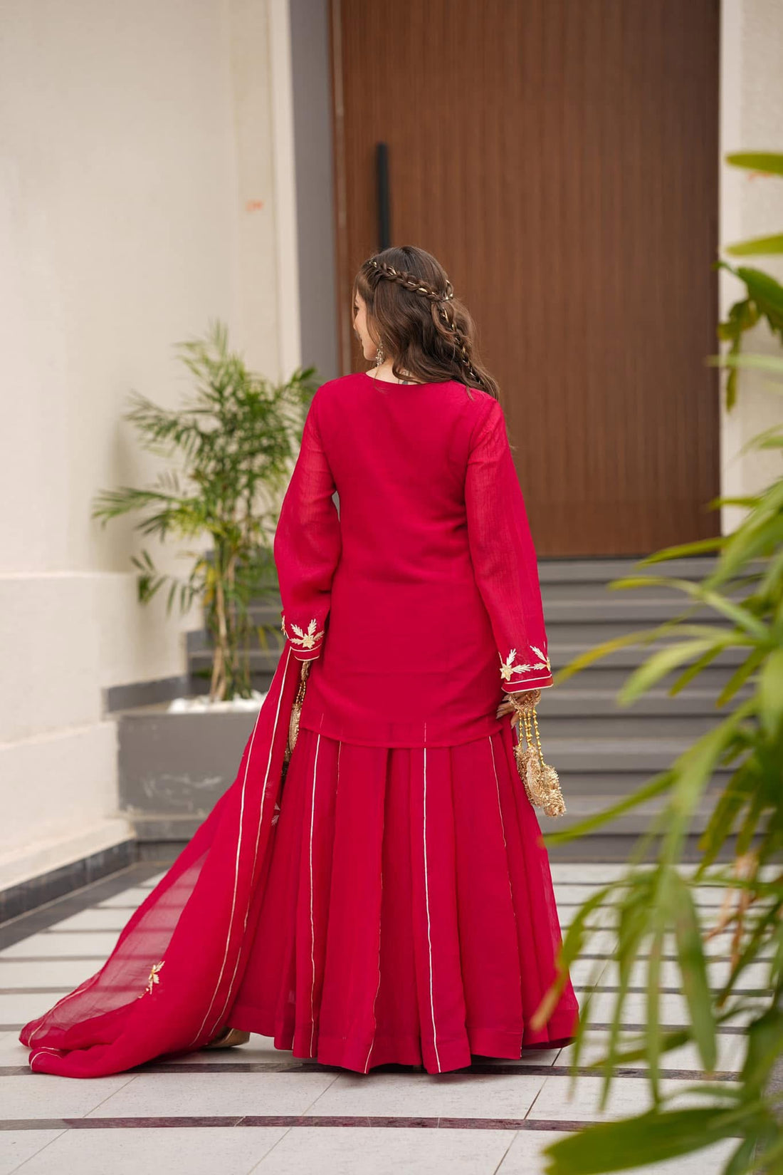 Heavenly Aura Silk Kurta Palazzo Set