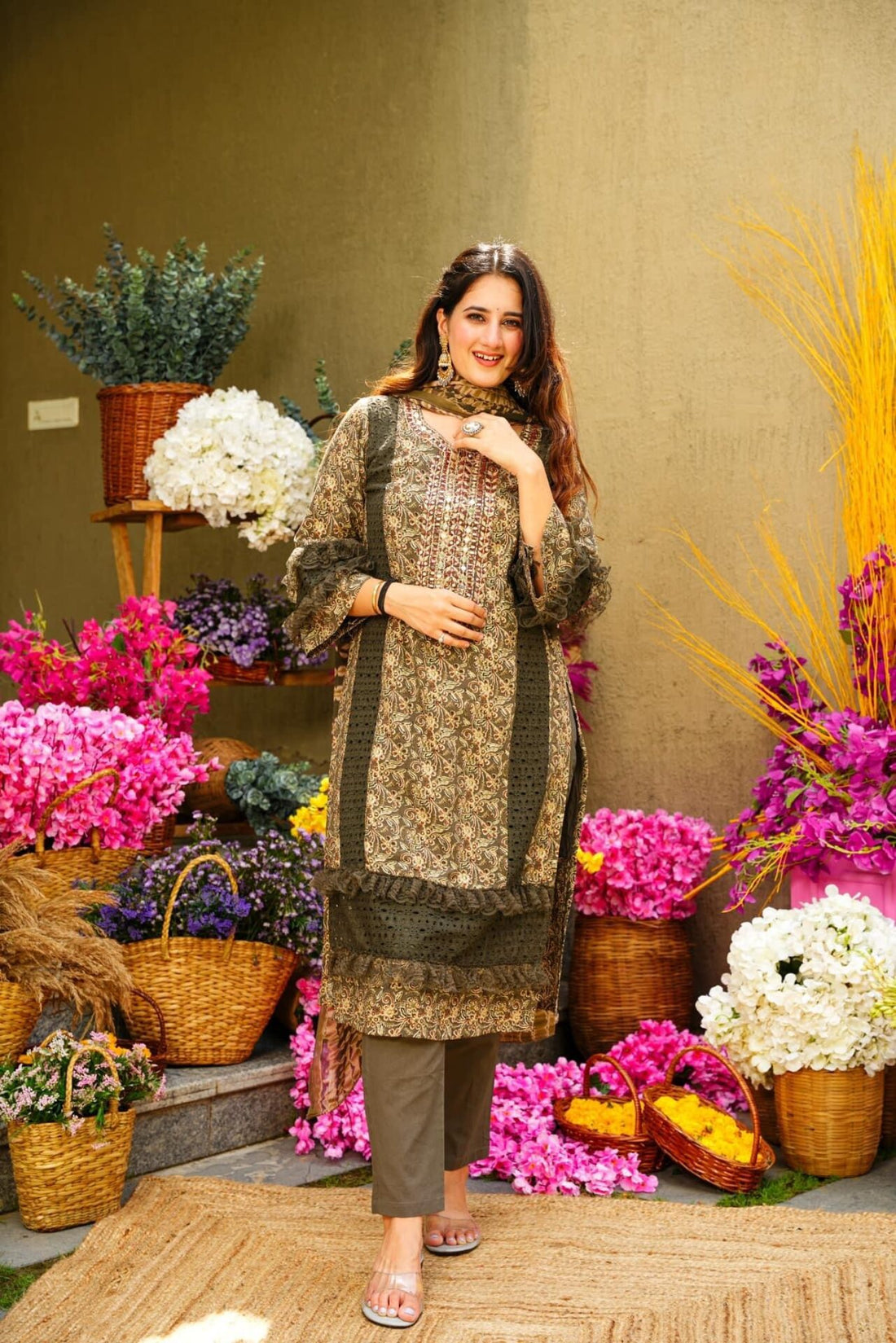 Boho Élan Rayon Kurta Set