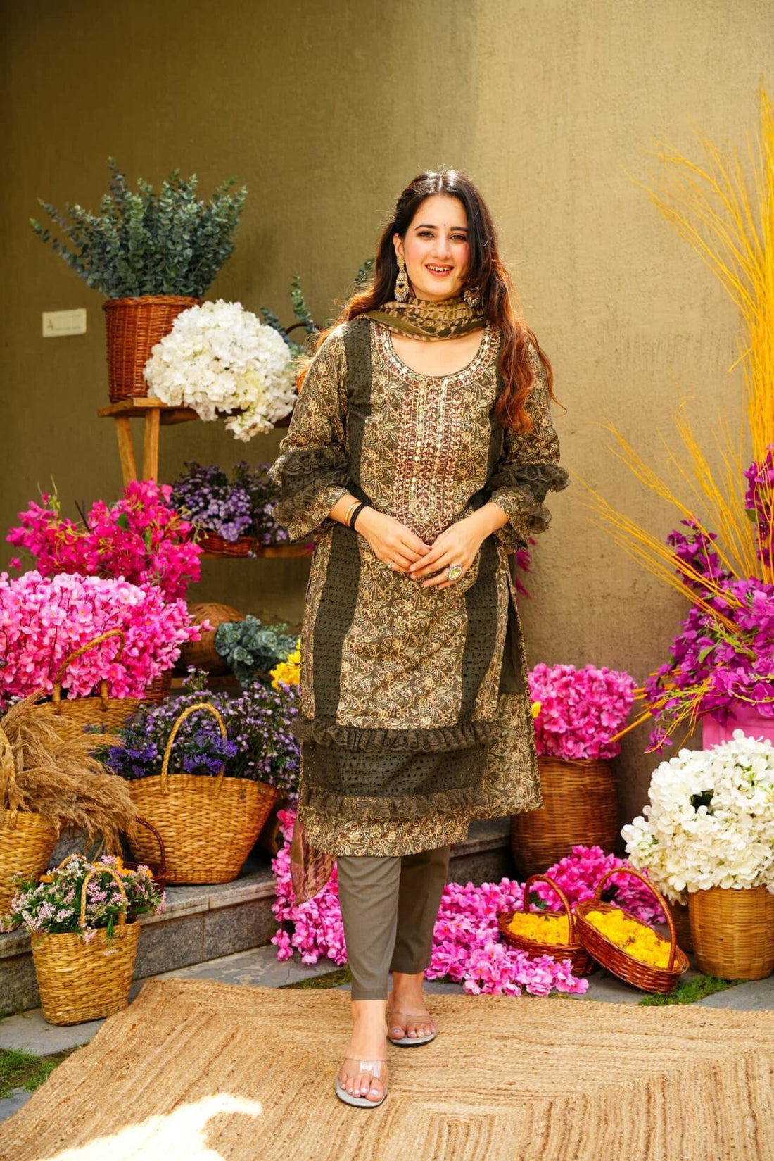 Boho Élan Rayon Kurta Set
