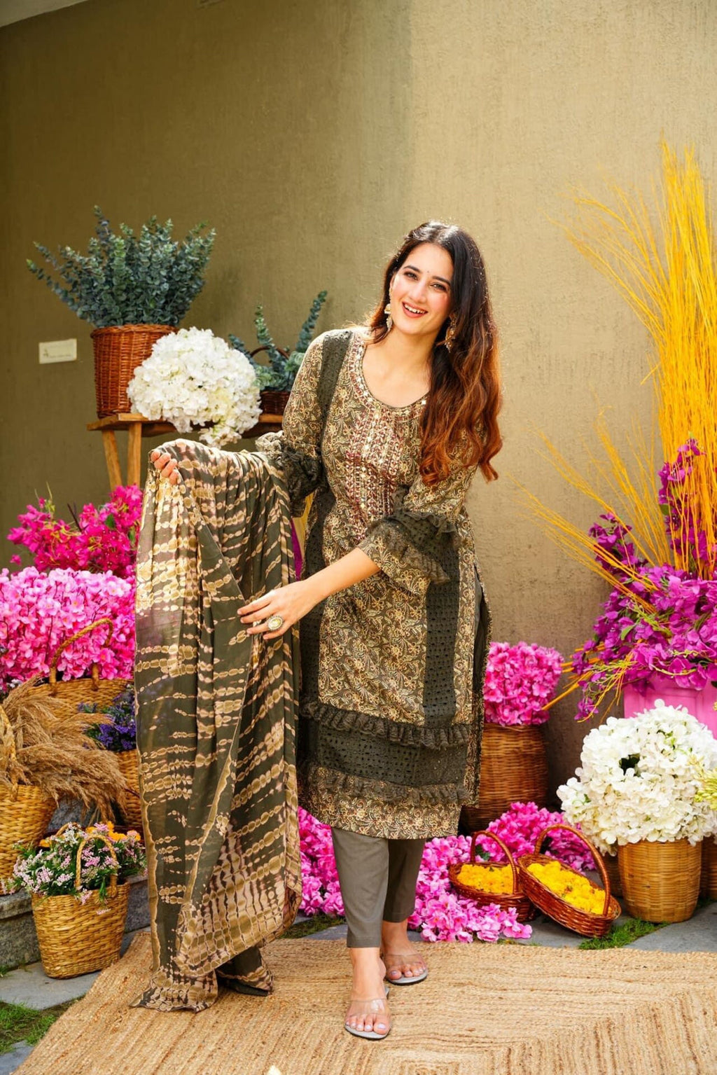 Boho Élan Rayon Kurta Set