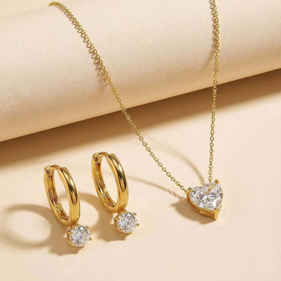 Éternelle Heart Jewellery Set