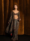 Noir Éclat Crystal Saree
